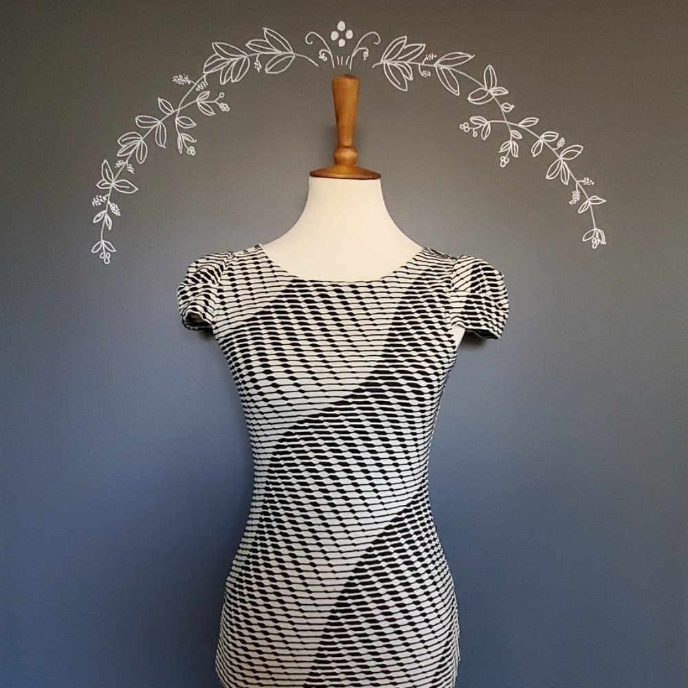 Urban Outfitters Funky Structured Sleeve Dress